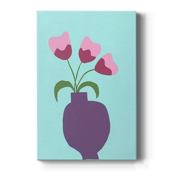 Modern Blooms I Premium Gallery Wrapped Canvas - Ready to Hang
