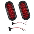 thumbnail image 4 of Luces traseras LED ovaladas Shamjiam para remolque 24 LED brillantes 4,8 W 0,4 A Bombilla roja, 4 of 8