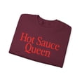thumbnail image 3 of Hot Sauce Queen Sweatshirt Gifts Crew Neck Shirt Long Sleeve Unisex, 3 of 5