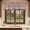 wine red, variant on Farmhouse Valances for Windows, Decorative Rod Pocket Window Valance Curtains, American Country Star Barn Red Brown Plaid Berry Short Curtain Drapes for Kitchen/Living Room, 2 Panels, 42" W x 12" L