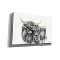 thumbnail image 2 of Epic Graffiti 'Highland Cattle' by Hollihocks Art, Canvas Wall Art, 40"x26", 2 of 2