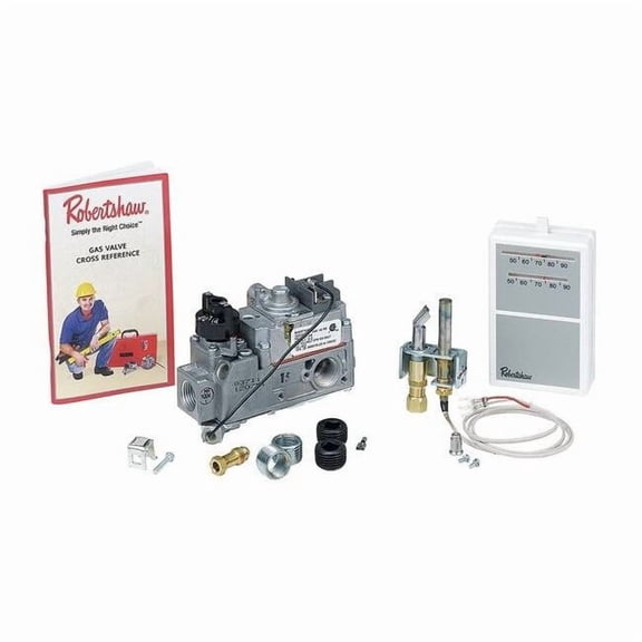 Robertshaw Gas Valve,750mV,Single,NPT 710-296