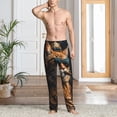 thumbnail image 6 of Lsque Dapper Cat in Sunglasses Print Men's Pajama Pants, Lounge Pant - Comfortable Home Wear,Elastic Waistband, Stylish Design-X-Large, 6 of 9