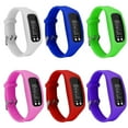 thumbnail image 4 of YOPTOP Sport Running Silicone Pedometer Calorie Step Counter Digital Watch Bracelet,green, 4 of 5