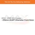 thumbnail image 2 of MAX Advanced Brakes - Brake Kit For 2002-2006 Mini Cooper| Carbon Ceramic Brake Pad and Rotor Kit Front and Rear| Daily Driving OE Replacement Brake Rotors, 2 of 9