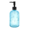 thumbnail image 1 of Dispensador de Jabón Vertical de Rayas Conveniente 1 Pc 13.53oz Azul Negro, 1 of 1