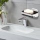 thumbnail image 4 of Jabonera de pared ZJT250121013 | Jabonera de plástico impermeable con bandeja de drenaje | Fácil instalación | Organizador de baño moderno en verde, gris y transparente, 4 of 5