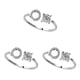 thumbnail image 3 of Jumpingount Anillo abierto con letras mayúsculas de cobre, anillos seguros reutilizables para compras, joyería de maquillaje ornamental, regalo Type1 NO1, 3 of 6