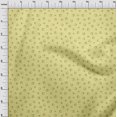 thumbnail image 4 of oneOone Tissu Popeline de Coton Jaune Rétro Écouteurs Robe Tissu Imprimé Tissu au Mètre 56 Pouces de Large, 4 of 5