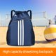 thumbnail image 5 of Mochila con cordón Oxford de alta capacidad para deportes al aire libre (azul oscuro), 5 of 7