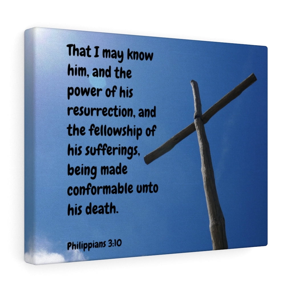 Scripture Walls Resurrection Philippians 310 Bible Verse Canvas