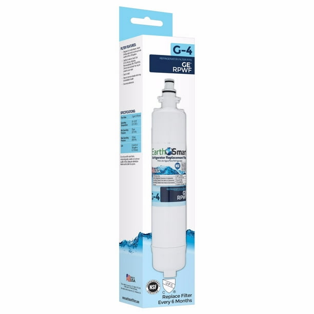 Filtro de repuesto para refrigerador EarthSmart G-4 para GE RPWF