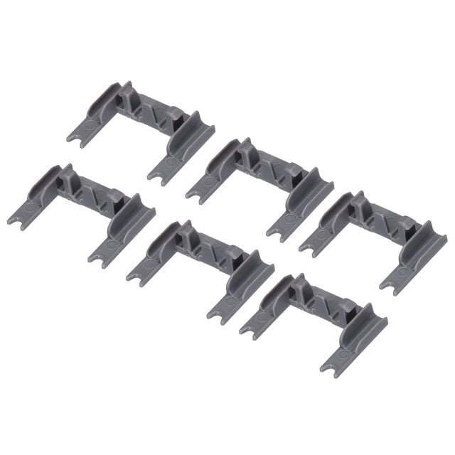 Uxcell 6set W10250160 Dishwasher Rack Adjuster Arm Clip And lock Replacement Part Stable Durable Fit for PS11751100 WPW10250160