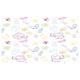 thumbnail image 4 of Cartoon Ceramic Toothbrush Holder, Drawing Style Elephants Teddy Bears Flowers Butterflies Bees Pattern, Decorative Versatile Countertop for Bathroom, 4.5" X 2.7", Multicolor, 4 of 4