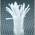 thumbnail image 4 of Pajitas para beber Crystalware, plástico flexible, 7.75 pulgadas, paquete de 380, 4 of 6