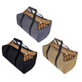 thumbnail image 3 of BTOER Sac de Transport en Toile pour Bûches Cheminée Sac de Rangement pour Bois, 3 of 8