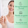 thumbnail image 4 of Eco-Friendly 200 Count Dental Floss Picks – Flossers Made with Corn Starch Blend | Mint Flavored| Plant-Based Shred-Resistant Gentle on Gums Ergonomic Grip Bulk Value Pack, 4 of 4