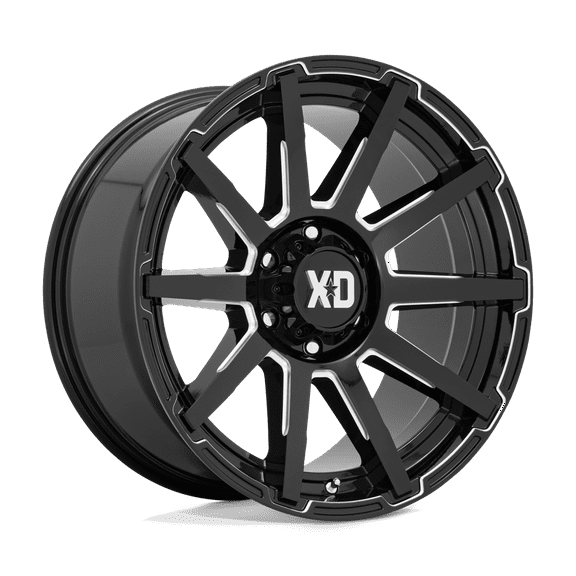 XD Cast Aluminum Rim XD847 20X10 6X135 G-BLK MILL 12MM, XD84721063312