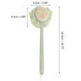 thumbnail image 4 of Unique Bargains 1pc Long Handle Double-sided Claw-Shaped Bath Brush Green, 4 of 6