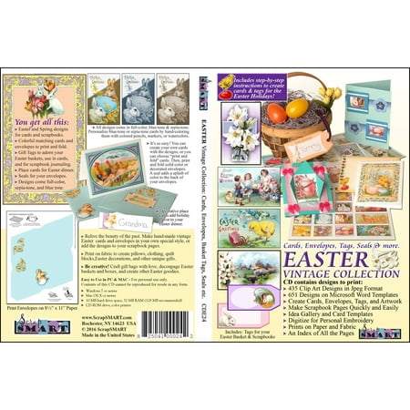 ScrapSMART Easter Vintage CD-ROM: 435 Designs for Scrapbook, Craft, Sewing