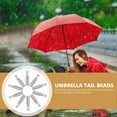 thumbnail image 3 of Tail Beads Three-fold Drop Folding Umbrella Repair Parts Replacement Bone Covers Rain Foldable, 3 of 6