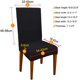 thumbnail image 5 of Fundas para sillas, funda para silla lavable extraíble elástica para sillas de comedor, silla elástica con correa elástica para comedor Xemadio MZQ-0899-5, 5 of 9