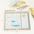 thumbnail image 6 of Positivity Weekly Planner Note Pad with Magnetic Bookmarks, Tear-off 54 Sheets, Multi-fuctional To Do List Notepad for School, Undated Desktop Planning Pad for Office, Task Organizer for Home,Green, 6 of 7