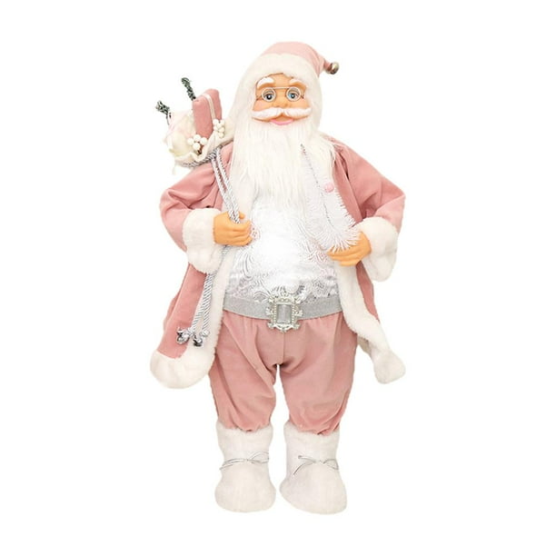 Adornos de Navidad Santa Claus Muñeca Muestra año de nuevo Permanente año de nuevo Decoraciones Decoración de Navidad