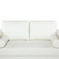 thumbnail image 5 of Oversized Loveseat by Naomi Home-Color:White,Fabric:Genuine Leather,Style:Mid-Century, 5 of 10