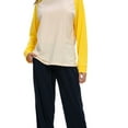 thumbnail image 5 of Unique Bargains Women's Round Neck Nightwear with Pants Loungewear Pajama Sleepwear Sets, 5 of 5