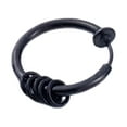 thumbnail image 2 of Hesroicy 1Pc Unisex Cool Earring Round Non Ear Piercing Hoop Earring Clip for Daily Wear, 2 of 8