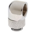 thumbnail image 3 of Latón Cromo G 1/4 '' a 90  degree Adaptador giratorio de mejora de enlace múltiple para sistema de refrigeración por agua de computadora Plata Hugo Hilo de refrigeración por agua de metal, 3 of 6