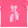 thumbnail image 4 of Inktastic Ballerina Pink Ballet Slippers Girls Toddler T-Shirt, 4 of 5