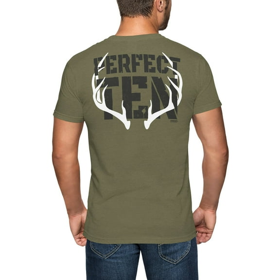 GIMMEDAT Perfect Ten Short Sleeve Deer Hunting Shirt Gift Men Women Dad