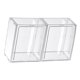 thumbnail image 4 of Caja de presentación Caja de almacenamiento transparente Caja de presentación de perfume transparente acrílica Decoración del hogar para cosméticos 2 capas 27x13.5x31cm / 10.63x5.31x12.2in, 4 of 10