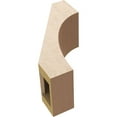 thumbnail image 6 of Ekena Millwork 5"W x 8"D x 12"H Westlake Rough Cedar Woodgrain TimberThane Knee Brace, Primed, 6 of 6