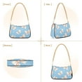 thumbnail image 2 of ALAZA Baseball Coquette Bows Women's Chain Shoulder Bag Hobo Handbag Tote Crossbody Purse, 2 of 7