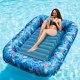 thumbnail image 1 of Flotador inflable FinduWill para piscina para adultos, 180 x 125 cm, color azul, 1 of 5