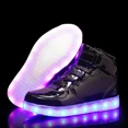 thumbnail image 5 of Zapatos para niños con luz Led colorida, zapatos con lámpara superior alta para primavera y otoño, deportes informales para niños y niñas, 5 of 5