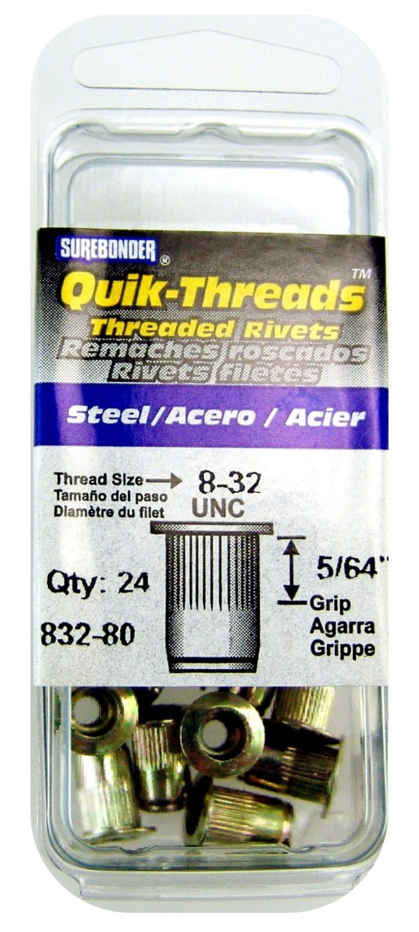 FPC CORPORATION 832-80 8-32 Steel Threaded Insert