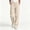 Beige, variant on BUIGTTKLOP Corduroy Pants for Women High Waisted Lounge Pants Wide Leg Loose Fit Trousers with Pockets