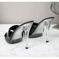thumbnail image 5 of 35-43 Women's Sexy Super High Heels 11CM High Nightclub Transparent Slippers Fun Shoes Oversized Shoes LFD, 5 of 7