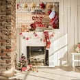 thumbnail image 6 of Christmas Santa Claus Garage Door Decoration Merry Christmas Garage Door Banner Cover Size Xmas Backdrop Decorations Christmas Tree Outdoor Indoor Background Sign, 6 of 9