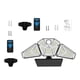 thumbnail image 4 of Bearachild Lámpara de inducción de pared Lámpara de carga solar para exteriores 113 LED Ángulo ajustable Garaje Granja Lámpara de pared impermeable con Iluminación y accesorios Bearachild HA012934-00, 4 of 6