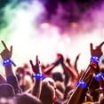 thumbnail image 3 of Pulseras LED luminosas Dhseinat activadas por sonido, 24 unidades, azules, 3 of 6