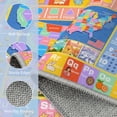 thumbnail image 4 of Janvonne Kids Educational Area Rug for Learning USA Map,Alphabet, Numbers, Colors, Season,Non-Slip Machine washable Carpet for Nursery, Playroom,4x5ft, 4 of 9