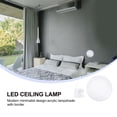 thumbnail image 2 of Lámpara de techo moderna con panel redondo LED de color blanco frío para dormitorio y cocina (24 W), 2 of 6