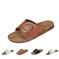 thumbnail image 6 of UP to 65% off Sandals for Women, Xunlbb Women's Fashion Casual Spring And Summer New Open Toe Flat Beach Sandals(Brown,Size:42), 6 of 6