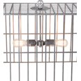 thumbnail image 4 of Meyda Tiffany 189145 2 Light 32" Wide Cage Linear Pendant, 4 of 7
