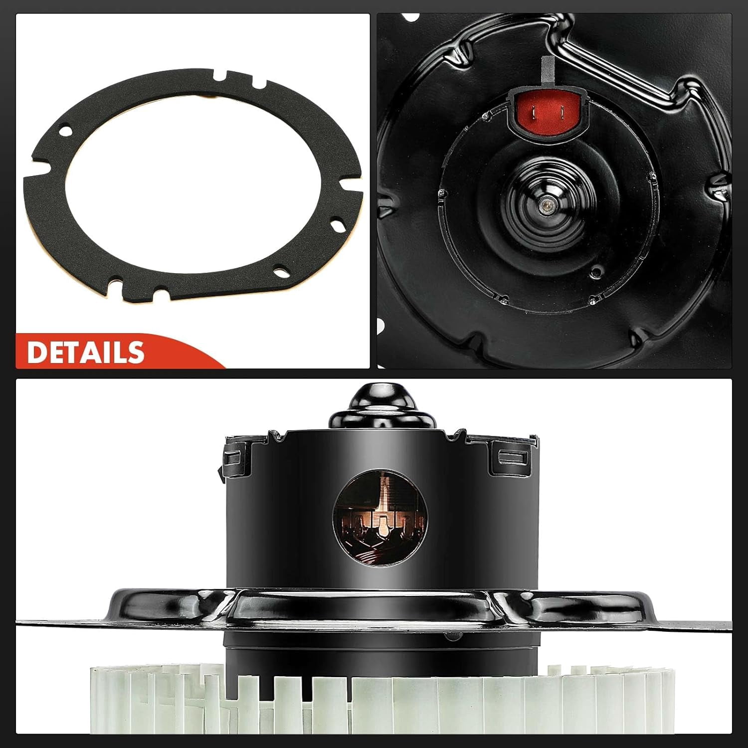 A-Premium Heater Blower Motor with Fan Cage Replacement for Ford E-150 2002-2014 E-250 E-350 Econoline E-450 E-550 Super Duty